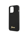 Hurtownia GSM - Case Guess GUHMP13LLSLMGBK Apple iPhone 13 Pro schwarz/czarny Hardcase Silikon Script Gold Logo - GUE1624BLK - {ean13} - Hurt