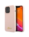 Hurtownia GSM - Case Guess GUHMP13LLSLMGLP Apple iPhone 13 Pro hellrosa/hardcase Silikon Script Gold Logo Magsafe - GUE1625PNK - {ean13} - Hurt