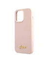 Hurtownia GSM - Case Guess GUHMP13LLSLMGLP Apple iPhone 13 Pro hellrosa/hardcase Silikon Script Gold Logo Magsafe - GUE1625PNK - {ean13} - Hurt