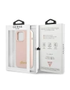 Hurtownia GSM - Case Guess GUHMP13LLSLMGLP Apple iPhone 13 Pro hellrosa/hardcase Silikon Script Gold Logo Magsafe - GUE1625PNK - {ean13} - Hurt