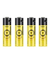 Accumlators 4xAA Baseus, 1920mAh, micro USB (black-yellow)