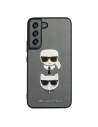 Hurtownia GSM - Etui Karl Lagerfeld KLHCS22MSAKICKCSL Samsung Galaxy S22+ Plus srebrny/silver Saffiano Karl & Choupette Head - KLD844SLV - {ean13} - Hurt