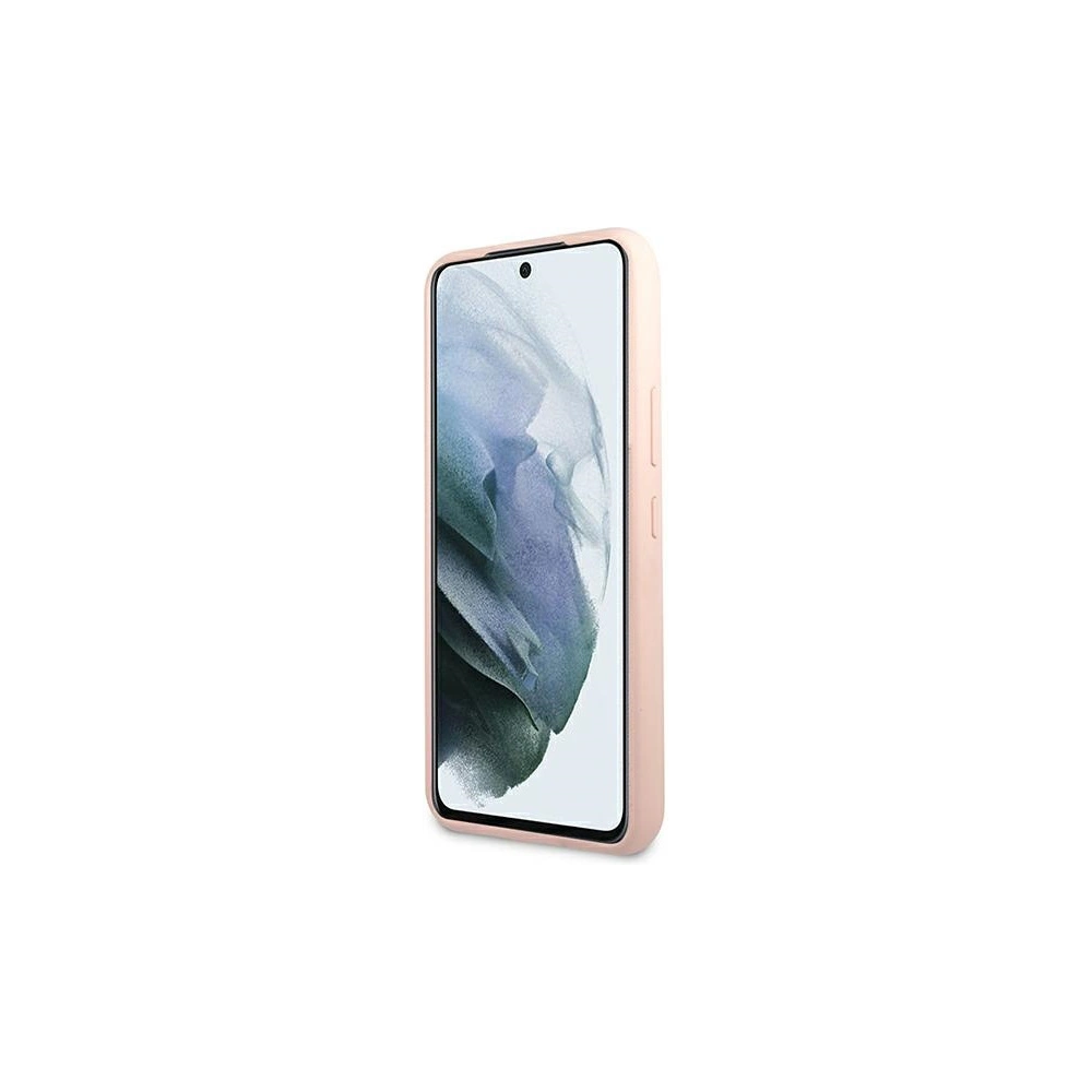 Hurtownia GSM - Etui Karl Lagerfeld KLHCS22MSSKCI Samsung Galaxy S22+ Plus tvrdý obal jasně růžový/light pink silikon Ikonik Karl & Choupette - KLD845PNK - {ean13} - Hurt