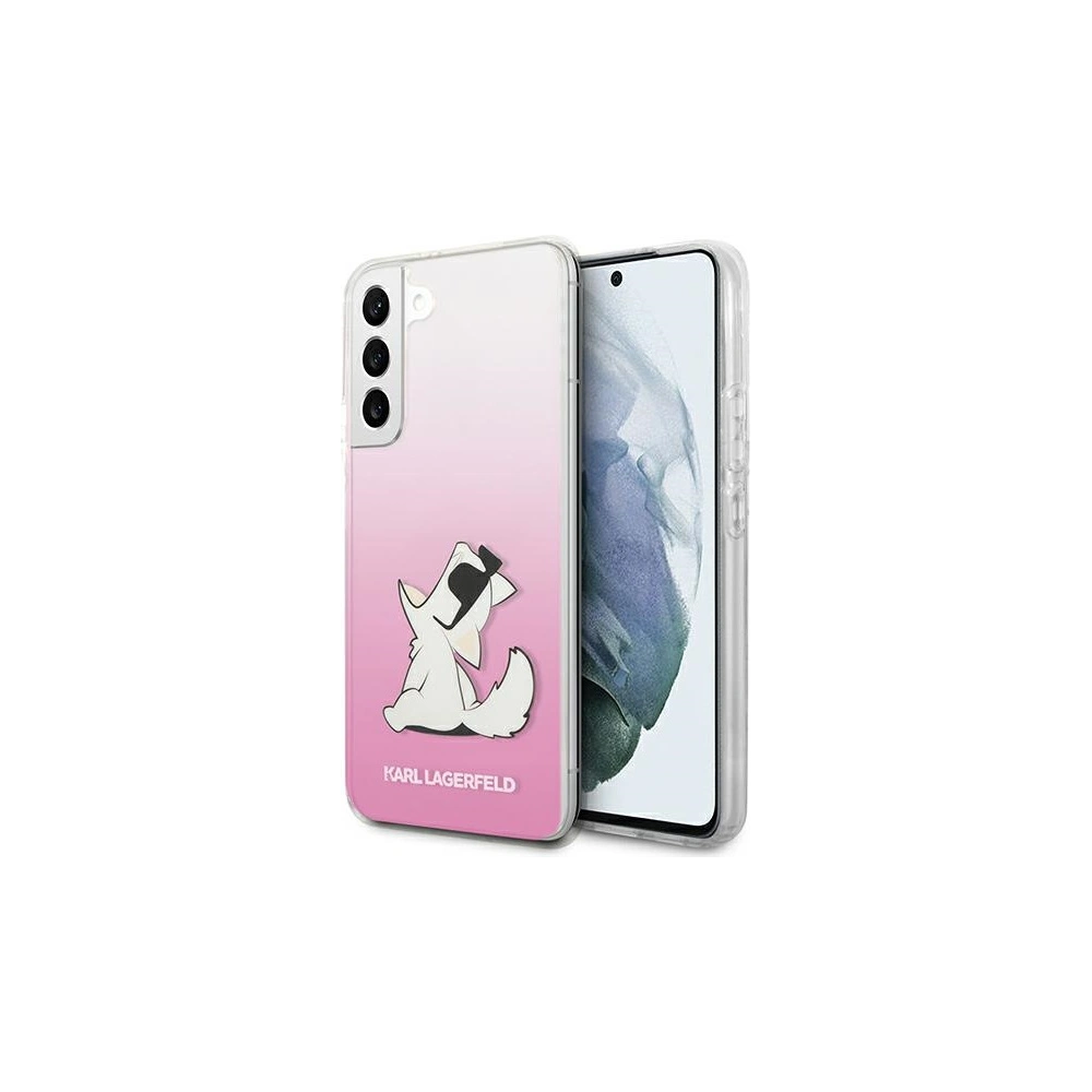 Hurtownia GSM - Case Karl Lagerfeld KLHCS22SCFNRCPI Samsung Galaxy S22 Hardcase rosa/pink Choupette Eat - KLD847PNK - {ean13} - Hurt