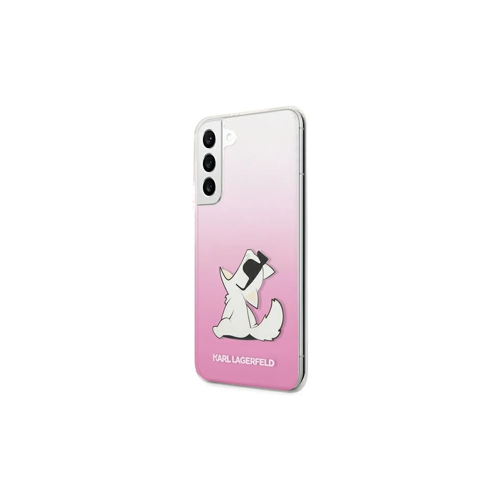 Hurtownia GSM - Case Karl Lagerfeld KLHCS22SCFNRCPI Samsung Galaxy S22 Hardcase rosa/pink Choupette Eat - KLD847PNK - {ean13} - Hurt
