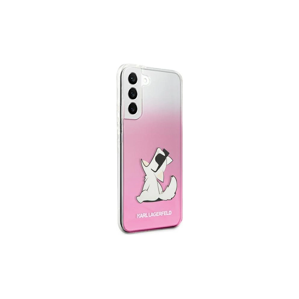 Hurtownia GSM - Case Karl Lagerfeld KLHCS22SCFNRCPI Samsung Galaxy S22 Hardcase rosa/pink Choupette Eat - KLD847PNK - {ean13} - Hurt