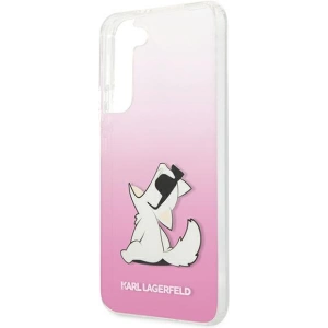 Hurtownia GSM - Etui Karl Lagerfeld KLHCS22SCFNRCPI Samsung Galaxy S22 hardcase różowy/pink Choupette Eat - KLD847PNK - {ean13} - Hurt