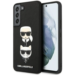 Hurtownia GSM - Etui Karl Lagerfeld KLHCS22SSAKICKCBK Samsung Galaxy S22 czarny/black Saffiano Karl & Choupette Head - KLD848BLK - {ean13} - Hurt