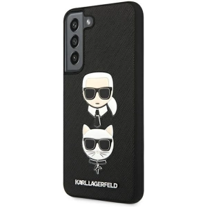 Hurtownia GSM - Etui Karl Lagerfeld KLHCS22SSAKICKCBK Samsung Galaxy S22 czarny/black Saffiano Karl & Choupette Head - KLD848BLK - {ean13} - Hurt