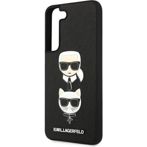 Hurtownia GSM - Etui Karl Lagerfeld KLHCS22SSAKICKCBK Samsung Galaxy S22 czarny/black Saffiano Karl & Choupette Head - KLD848BLK - {ean13} - Hurt