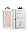 Hurtownia GSM - Etui Guess GUHMP13MLSLMGLP Apple iPhone 13 jasnoróżowy/light pink hardcase Silicone Script Gold Logo Magsafe - GUE1627PNK - {ean13} - Hurt