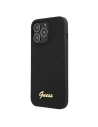 Wholesale Guess GUHMP13XLSLMGBK Apple iPhone 13 Pro Max czarny hardcase Silicone Script Gold Logo - GUE1628BLK - {ean13} - Hurt