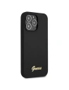 Wholesale Guess GUHMP13XLSLMGBK Apple iPhone 13 Pro Max czarny hardcase Silicone Script Gold Logo - GUE1628BLK - {ean13} - Hurt