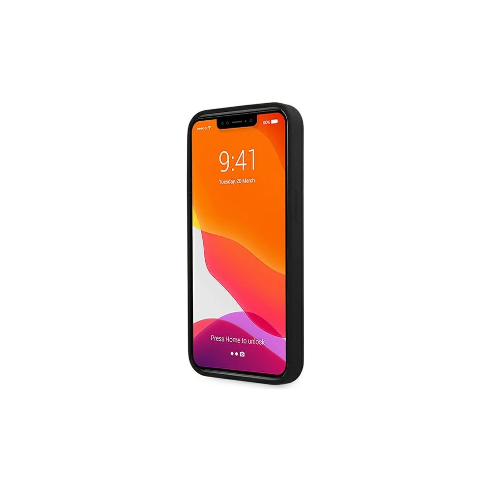 Hurtownia GSM - Etui Guess GUHMP13XLSLMGBK Apple iPhone 13 Pro Max black/czarny hardcase Silicone Script Gold Logo - GUE1628BLK - {ean13} - Hurt