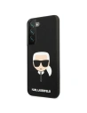 Hurtownia GSM - Etui Karl Lagerfeld KLHCS22SSLKHBK Samsung Galaxy S22 černý/black hardcase silikon Karlova hlava - KLD850BLK - {ean13} - Hurt