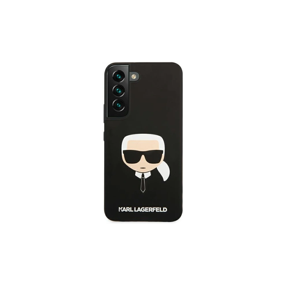 Hurtownia GSM - Etui Karl Lagerfeld KLHCS22SSLKHBK Samsung Galaxy S22 czarny/black hardcase Silicone Karl`s Head - KLD850BLK - {ean13} - Hurt