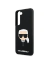 Hurtownia GSM - Etui Karl Lagerfeld KLHCS22SSLKHBK Samsung Galaxy S22 černý/black hardcase silikon Karlova hlava - KLD850BLK - {ean13} - Hurt