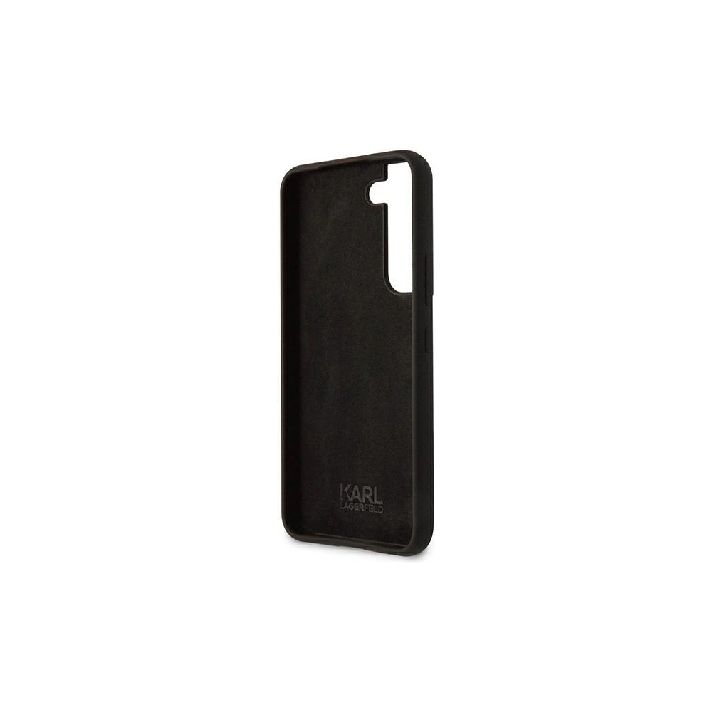 Hurtownia GSM - Etui Karl Lagerfeld KLHCS22SSLKHBK Samsung Galaxy S22 černý/black hardcase silikon Karlova hlava - KLD850BLK - {ean13} - Hurt