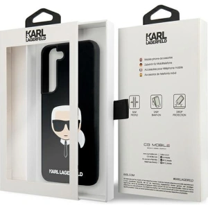 Hurtownia GSM - Etui Karl Lagerfeld KLHCS22SSLKHBK Samsung Galaxy S22 czarny/black hardcase Silicone Karl`s Head - KLD850BLK - {ean13} - Hurt