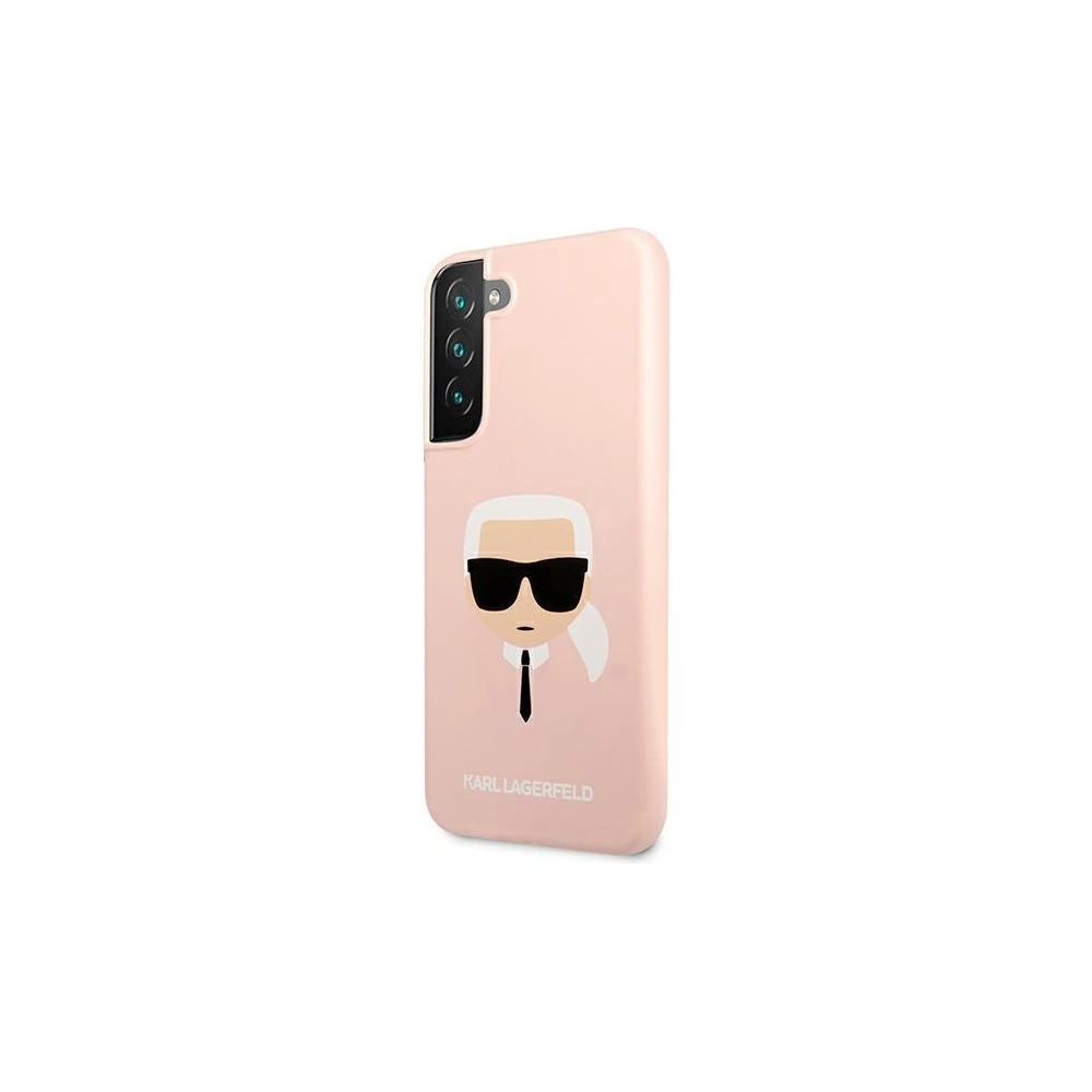 Wholesale Karl Lagerfeld KLHCS22SSLKHPI Samsung Galaxy S22 pink hardcase Silicone Karl`s Head - KLD851PNK - {ean13} - Hurt