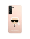 Hurtownia GSM - Etui Karl Lagerfeld KLHCS22SSLKHPI Samsung Galaxy S22 rożowy/pink hardcase Silicone Karl`s Head - KLD851PNK - {ean13} - Hurt