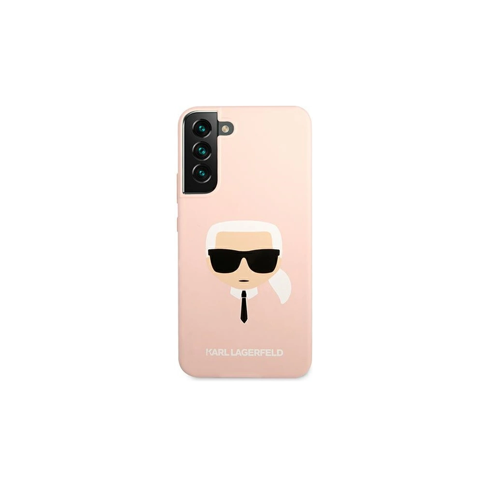 Hurtownia GSM - Etui Karl Lagerfeld KLHCS22SSLKHPI Samsung Galaxy S22 rożowy/pink hardcase Silicone Karl`s Head - KLD851PNK - {ean13} - Hurt