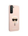 Hurtownia GSM - Etui Karl Lagerfeld KLHCS22SSLKHPI Samsung Galaxy S22 rożowy/pink hardcase Silicone Karl`s Head - KLD851PNK - {ean13} - Hurt