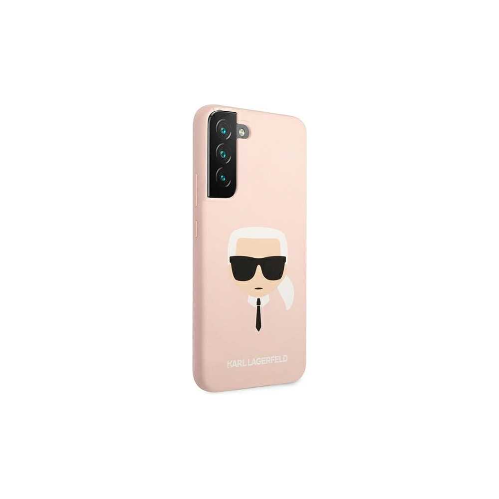 Hurtownia GSM - Etui Karl Lagerfeld KLHCS22SSLKHPI Samsung Galaxy S22 rożowy/pink hardcase Silicone Karl`s Head - KLD851PNK - {ean13} - Hurt