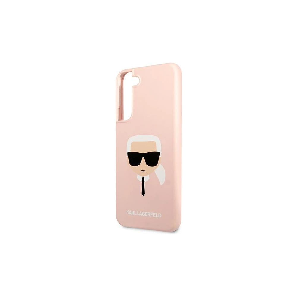 Hurtownia GSM - Etui Karl Lagerfeld KLHCS22SSLKHPI Samsung Galaxy S22 rożowy/pink hardcase Silicone Karl`s Head - KLD851PNK - {ean13} - Hurt