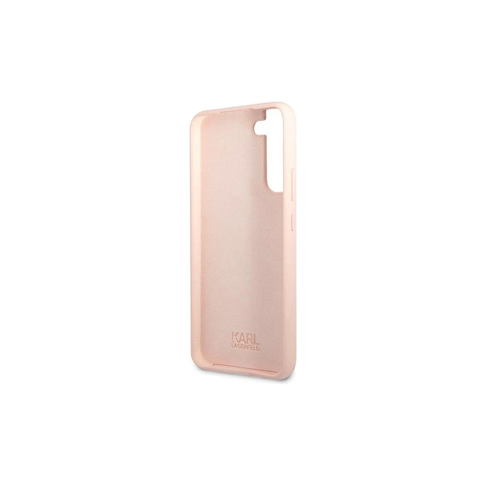 Hurtownia GSM - Etui Karl Lagerfeld KLHCS22SSLKHPI Samsung Galaxy S22 rożowy/pink hardcase Silicone Karl`s Head - KLD851PNK - {ean13} - Hurt