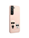 Hurtownia GSM - Etui Karl Lagerfeld KLHCS22SSSKCI Samsung Galaxy S22 hardcase světle růžový/light pink silikon Ikonik Karl & Choupette - KLD852PNK - {ean13} - Hurt