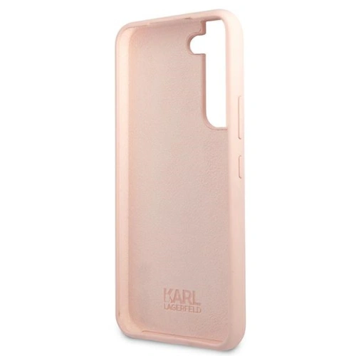 Etui Karl Lagerfeld KLHCS22SSSKCI Samsung Galaxy S22 hardcase jasnoróżowy/light pink Silicone Ikonik Karl & Choupette