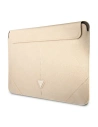 Wholesale Guess Sleeve GUCS14PSATLE 13/14 inch beige Saffiano Triangle Logo - GUE1634BEI - {ean13} - Hurt