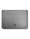 Guess Sleeve GUCS14PSATLG 13/14 inch silver Saffiano Triangle Logo