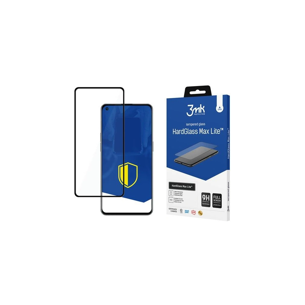 Hurtownia GSM - Szkło hartowane 3MK HardGlass Max Lite Oppo Reno 7 5G czarne - 3MK2704BLK - {ean13} - Hurt