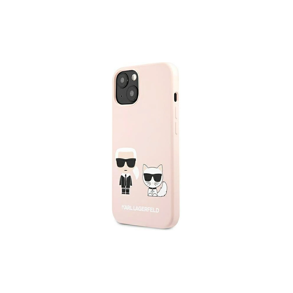 Hurtownia GSM - Etui Karl Lagerfeld KLHMP13MSSKCI Apple iPhone 13 hardcase jasnorůžový/light pink Silicone Ikonik Karl & Choupette Magsafe - KLD855PNK - {ean13} - Hurt