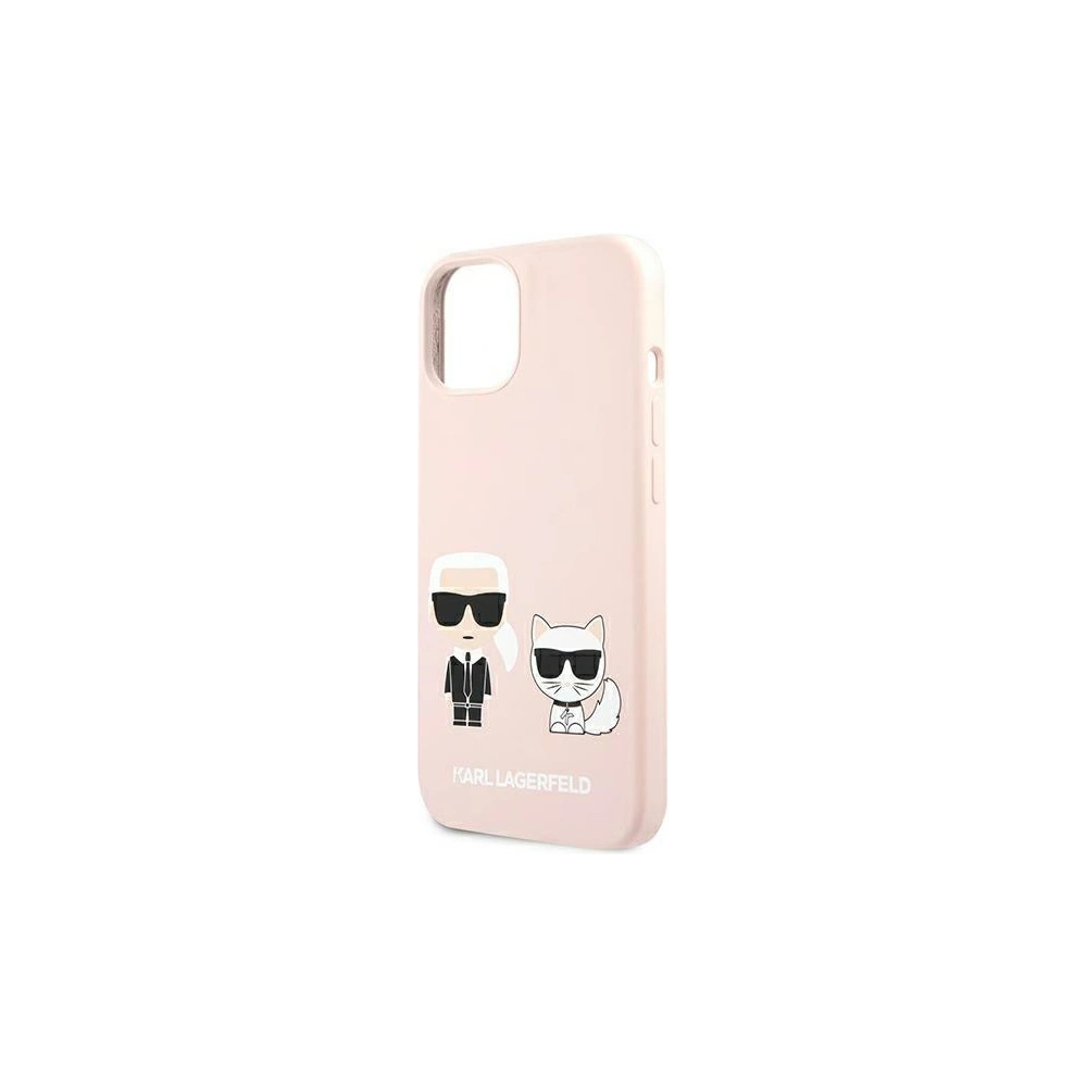 Hurtownia GSM - Etui Karl Lagerfeld KLHMP13MSSKCI Apple iPhone 13 hardcase jasnorůžový/light pink Silicone Ikonik Karl & Choupette Magsafe - KLD855PNK - {ean13} - Hurt