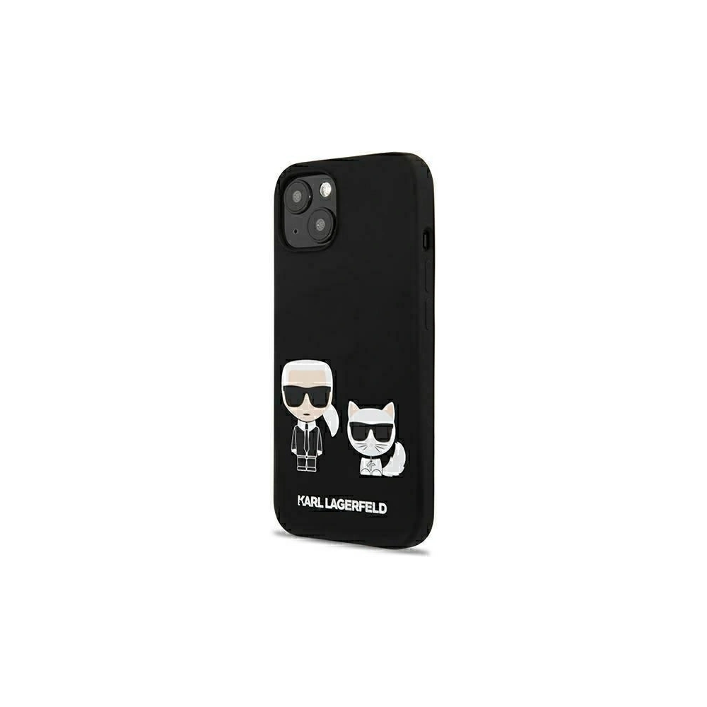 Hurtownia GSM - Etui Karl Lagerfeld KLHMP13MSSKCK Apple iPhone 13 hardcase czarny/black Silicone Karl & Choupette Magsafe - KLD856BLK - {ean13} - Hurt