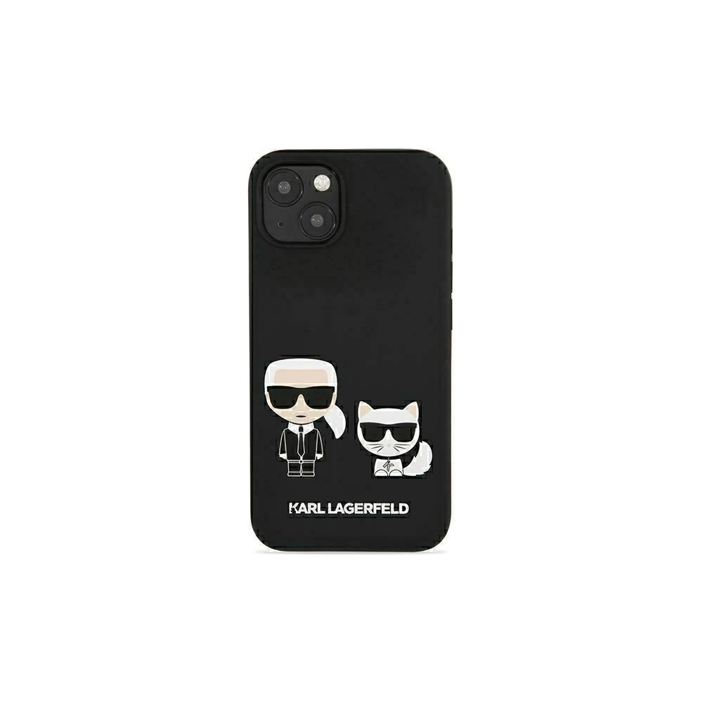 Hurtownia GSM - Etui Karl Lagerfeld KLHMP13MSSKCK Apple iPhone 13 hardcase czarny/black Silicone Karl & Choupette Magsafe - KLD856BLK - {ean13} - Hurt
