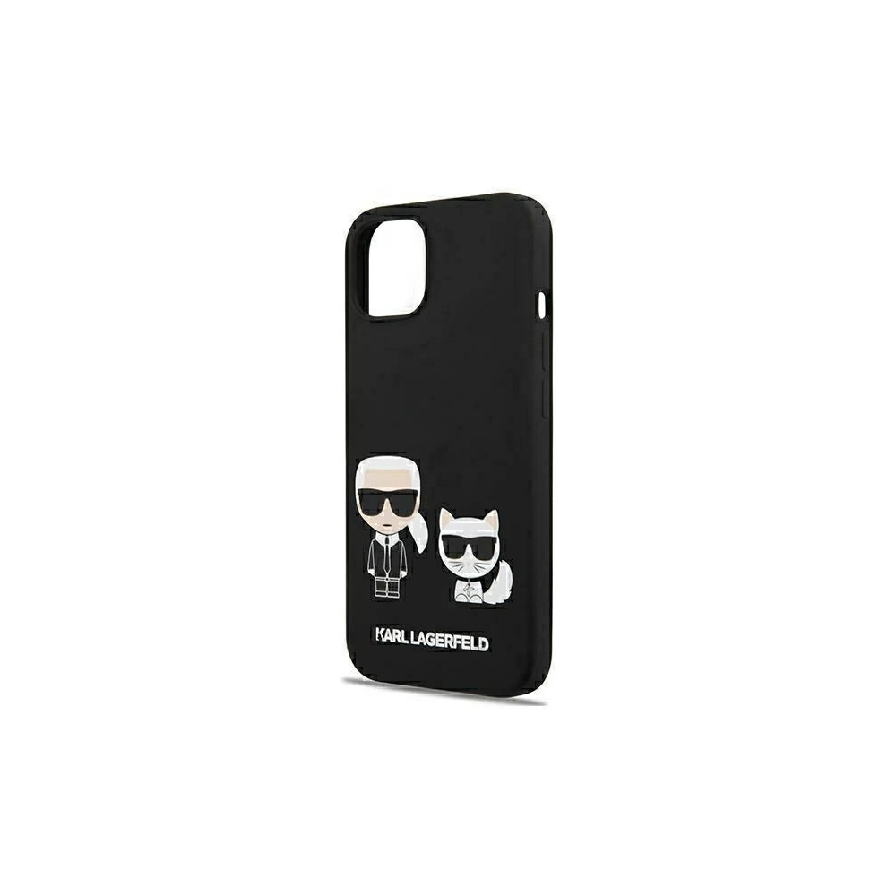Hurtownia GSM - Etui Karl Lagerfeld KLHMP13MSSKCK Apple iPhone 13 hardcase czarny/black Silicone Karl & Choupette Magsafe - KLD856BLK - {ean13} - Hurt
