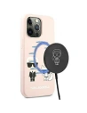 Hurtownia GSM - Etui Karl Lagerfeld KLHMP13XSSKCI Apple iPhone 13 Pro Max hardcase jasnorůžový/light pink Silicone Ikonik Karl & Choupette Magsa - KLD857PNK - {ean13} - Hurt