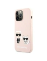 Hurtownia GSM - Etui Karl Lagerfeld KLHMP13XSSKCI Apple iPhone 13 Pro Max hardcase jasnoróżowy/light pink Silicone Ikonik Karl & Choupette Magsa - KLD857PNK - {ean13} - Hurt