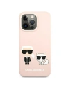 Hurtownia GSM - Etui Karl Lagerfeld KLHMP13XSSKCI Apple iPhone 13 Pro Max hardcase jasnoróżowy/light pink Silicone Ikonik Karl & Choupette Magsa - KLD857PNK - {ean13} - Hurt
