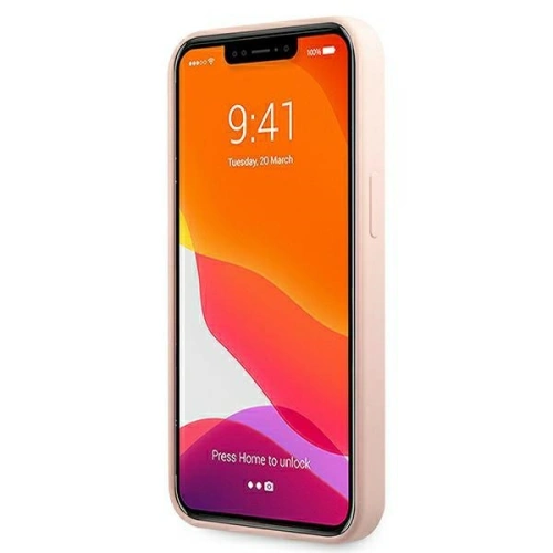 Etui Karl Lagerfeld KLHMP13XSSKCI Apple iPhone 13 Pro Max hardcase jasnoróżowy/light pink Silicone Ikonik Karl & Choupette Magsa