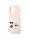 Hurtownia GSM - Etui Karl Lagerfeld KLHMP13XSSKCI Apple iPhone 13 Pro Max hardcase jasnoróżowy/light pink Silicone Ikonik Karl & Choupette Magsa - KLD857PNK - {ean13} - Hurt