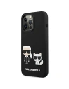 Hurtownia GSM - Etui Karl Lagerfeld KLHMP13XSSKCK Apple iPhone 13 Pro Max hardcase czarny/black Silicone Karl & Choupette Magsafe - KLD858BLK - {ean13} - Hurt