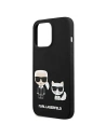 Hurtownia GSM - Etui Karl Lagerfeld KLHMP13XSSKCK Apple iPhone 13 Pro Max hardcase czarny/black Silicone Karl & Choupette Magsafe - KLD858BLK - {ean13} - Hurt