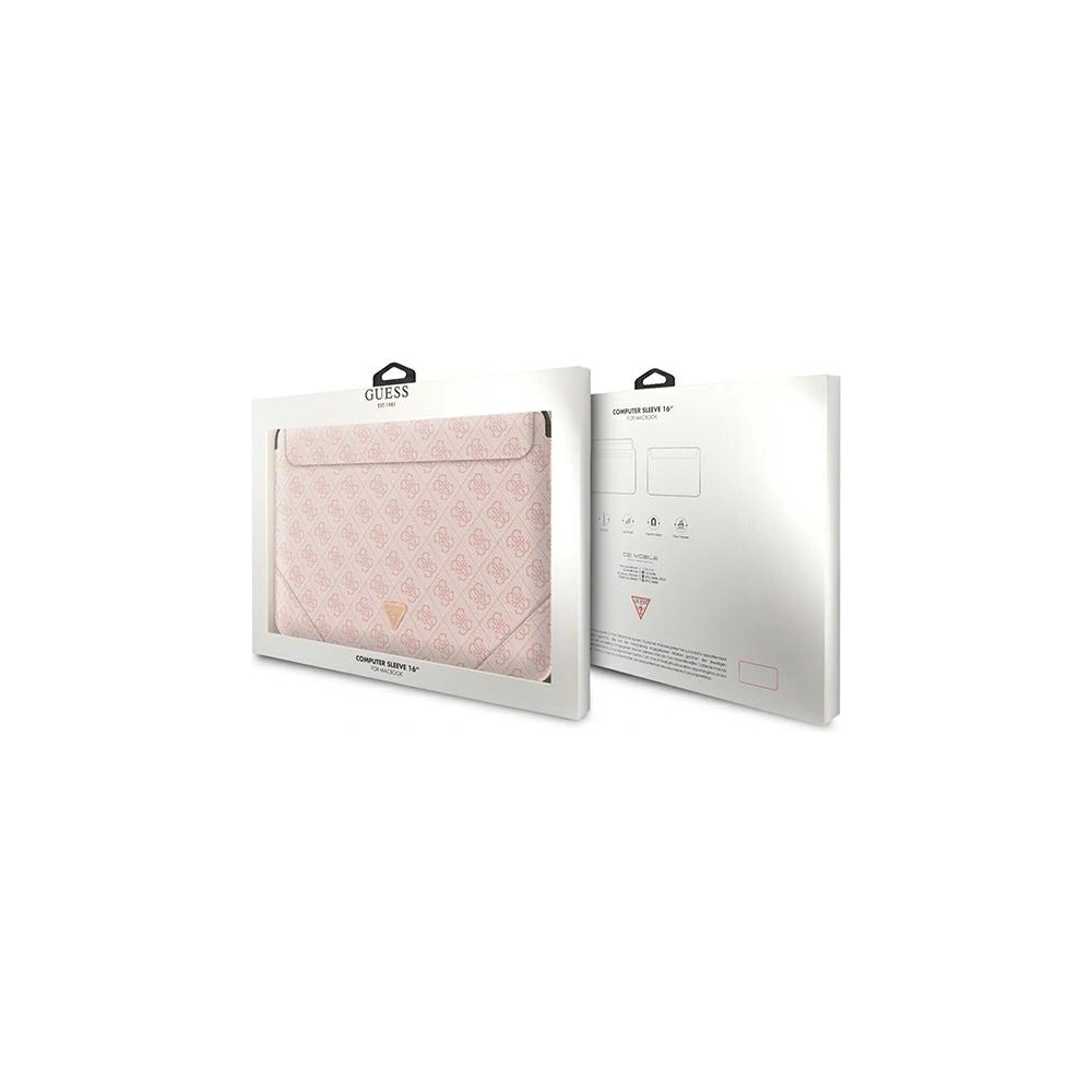 Wholesale Guess Sleeve GUCS16P4TP 16 inch pink 4G Uptown Triangle logo - GUE1640PNK - {ean13} - Hurt