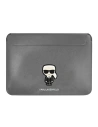 Case Karl Lagerfeld Sleeve KLCS14PISFG 13/14 Zoll silber Saffiano Ikonik Karl