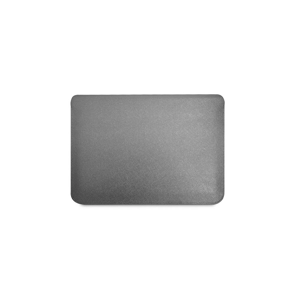 Hurtownia GSM - Etui Guess Sleeve GUCS16PSATLG 16 cali srebrny/silver Saffiano Triangle Logo - GUE1643SLV - {ean13} - Hurt